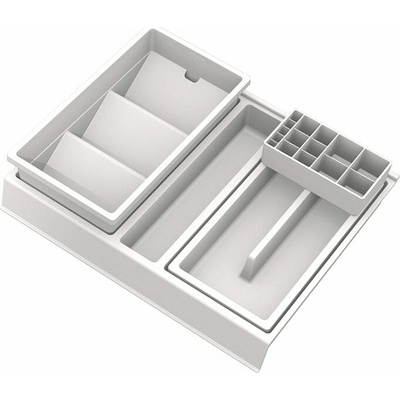 GOLLINUCCI Koupelnový organizér s příslušenstvím 400mm 308x372x90mm bílá (GOLLINUCCI Koupelnový organizér s příslušenstvím 400mm 308x372x90mm bílá)