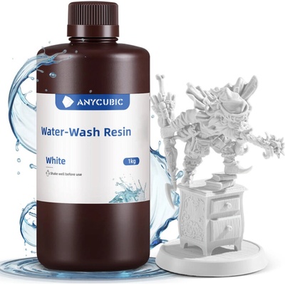 Anycubic Water-Wash Resin+ biely 1 kg