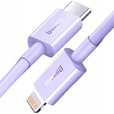Baseus CAYS001505 USB-C PD / Apple Lightning 20W, 1m, fialový
