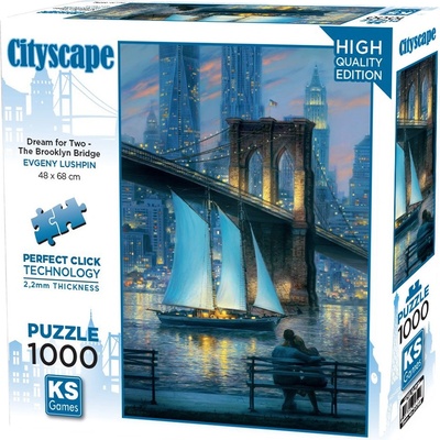 KS Games Пъзел KS Games от 1000 части - Мечта за двама (20754)