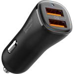 Spigen Зарядно за кола Spigen Essential EV302 30W 2-портово USB-A - черно (8809971235259)
