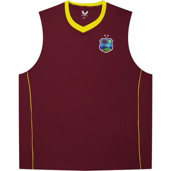 Castore Плетен елек Castore Men's West Indies Sleeveless Cricket Jumper - Maroon