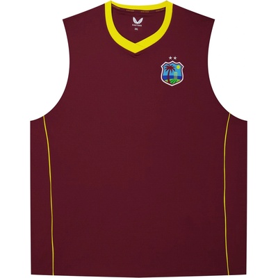 Castore Плетен елек Castore Men's West Indies Sleeveless Cricket Jumper - Maroon