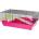 INTER-ZOO Pet Products Клетка за гризачи TOMMY с пластмасово оборудване - 77x47x31см