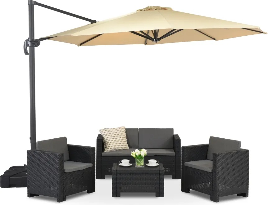 Garden Point Бежов вътрешен чадър Pisa 3.5m Garden Point (GAP477)