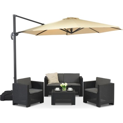 Garden Point Бежов вътрешен чадър Pisa 3.5m Garden Point (GAP477)