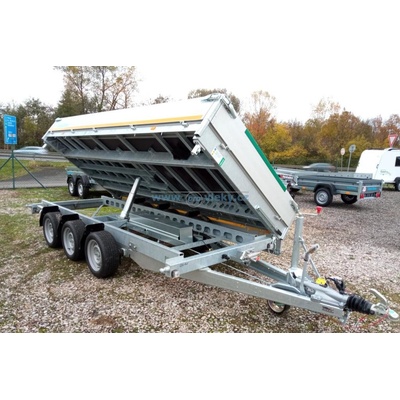 Eduard 3-straný sklápěč 4018 3500kg, 3 nápravy, Kombi hydraulika