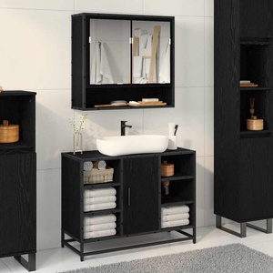 vidaXL Стенен рафт Черния дъб 65 x 20 x 60 см (883613)