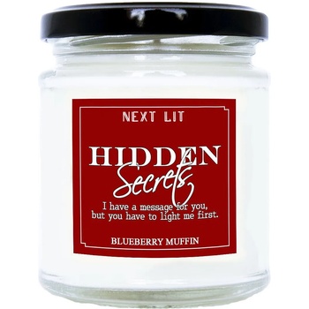 Image 1 of With Scent of Books Ароматна свещ Next Lit Hidden Secrets - Обичам те, на английски език (NLHS03_EN)