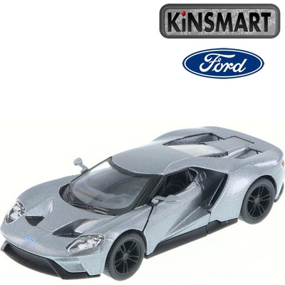 Kinsmart 2017 Ford GT šedý 1:38