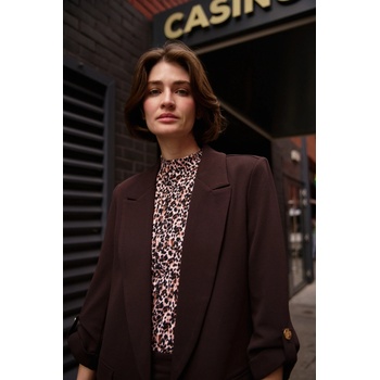 Moodo Кафяво сако с 3/4 ръкави Moodo Moodo | Kafyav | ЖЕНИ | XS