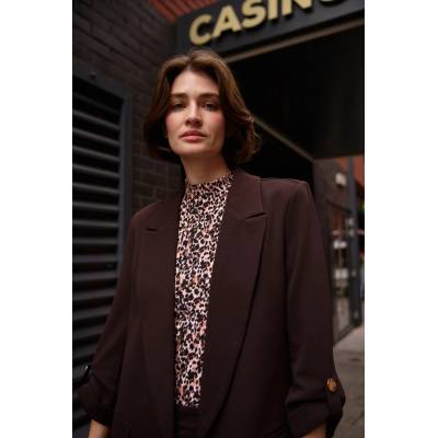 Moodo Кафяво сако с 3/4 ръкави Moodo Moodo | Kafyav | ЖЕНИ | XS