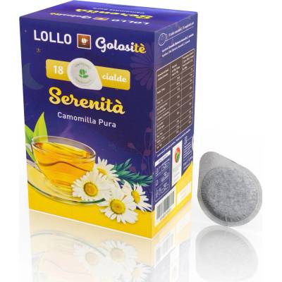 Lollo Caffé Rozpustný nápoj Čaj Serenita Harmančekový ESE 18 ks