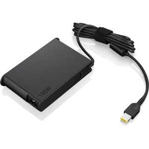 Lenovo Заряднo за лаптоп Lenovo, 135W/20V/6.75A, букса - Правоъгълна букса (CHAR0227N)