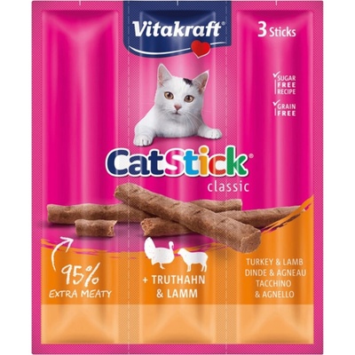 Vitakraft Cat Stick Classic krůtí jehněčí 6 x 6 g