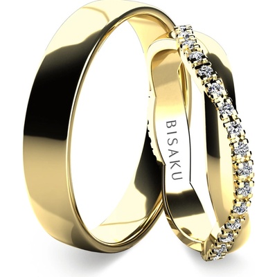 Bisaku Snubní Violino BIS B33539125G Žluté zlato