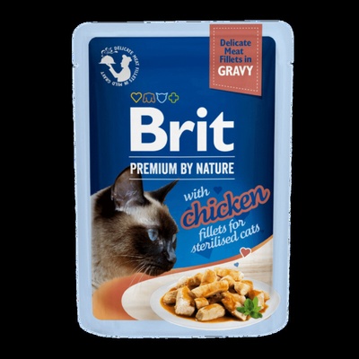 Brit Premium Cat Sterilised Chicken 85 g
