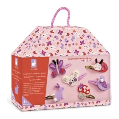 Janod Atelier Комплект за изработка на бижута Фиби за коса Разцъфнала градина