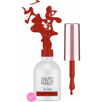 SAUTE NAILS Hybridní lak S334 CANDY FLAME 8ml