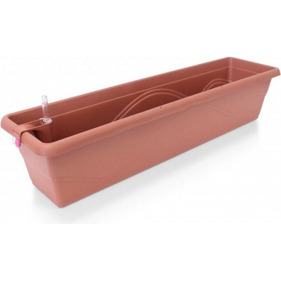 Plastkon samozavlažovací truhlík Extra Line Smart 79,5x21x17 cm Terakota