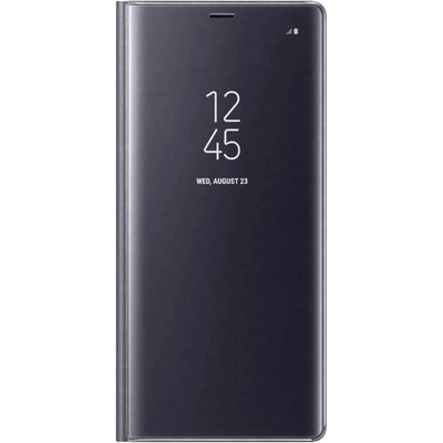 Samsung Clear View Stand Cover EF-ZN950CV - оригинален кейс с поставка, през който виждате информация от дисплея за Samsung Galaxy Note 8 (сив)