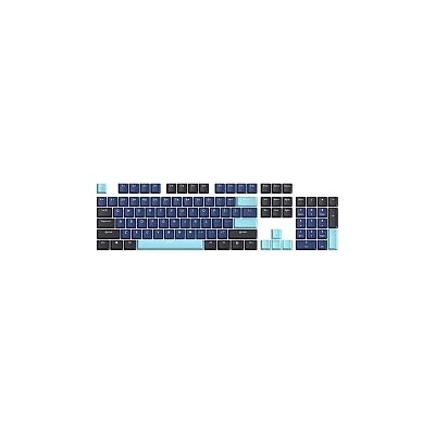 MARVO PRO Marvo капачки за клавиатура Custom Keycap Set PBT, 104 keys, Dark Blue, Black, Cyan - MARVO-KP-01-BL (MARVO-KP-01-BL)