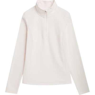 4F Fleece 1/2 Zip biela