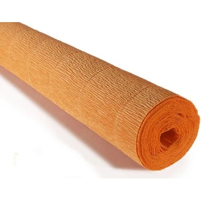 Italský krepový papír Cartotecnica Rossi 180g (50 x 250cm) - dýňově oranžová 610