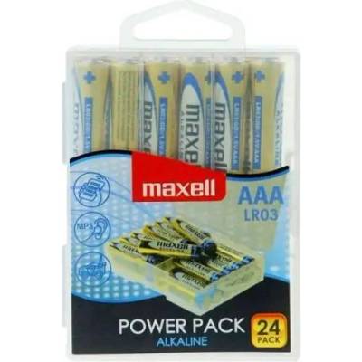 Maxell Алкални батерии MAXELL LR03 1, 5V AAA 24 бр. блистер PVC case (ML-BA-LR03-24PK)