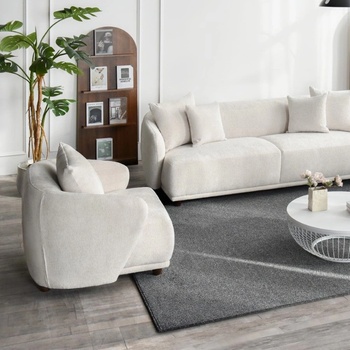 Home Finishing Фотьойл FAMIGLIA 92x91x71 слонова кост (20FAMIGLIA01-01)