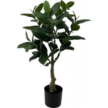 present time Umělá rostlina, gumovník, 69 cm zelená