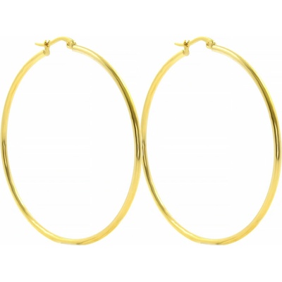 BRUNOshop.cz Náušnice Kruhy gold 5,5 cm S2689