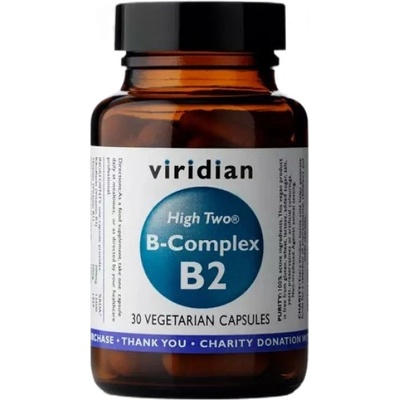 Viridian High Two B-Complex B2 [30 капсули]