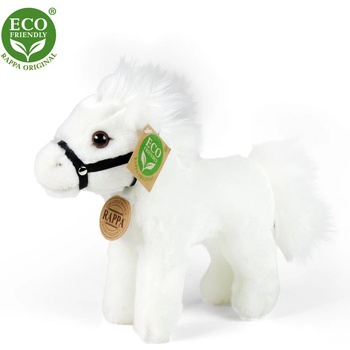 Rappa Плюшено изправено Бяло конче 20 см. - серия Еко приятели - Rappa (209985)