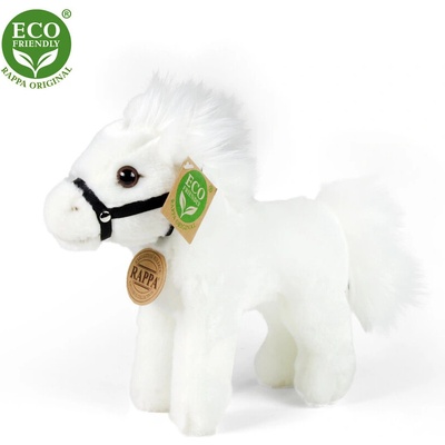 Rappa Плюшено изправено Бяло конче 20 см. - серия Еко приятели - Rappa (209985)