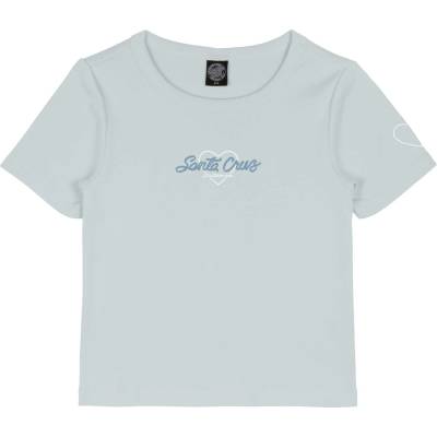 Santa Cruz Дамска тениска Santa Cruz Women's Love Script Front T-Shirt - Mist - размер 14 (UK) (916-5115-0115)