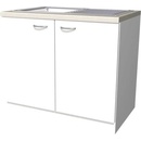 Flex-Well Wito spodná vr. drezu 86 cm, 100 x 85 x 57,1 cm