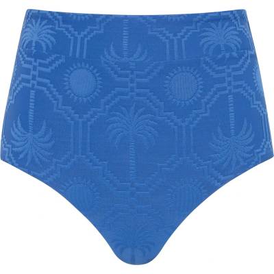 Seafolly Дамско бикини долнище Seafolly Women's Oasis High Waisted Pant Bikini bottom - Ultramarine - размер 34 (EU) (150-5076-0112)