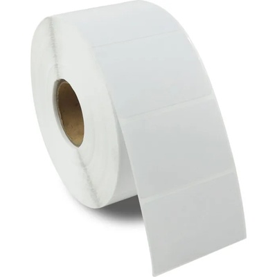 50х22 мм 1 етикет на ред самозалепващи етикети бели