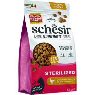 Schesir Cat Animal Monoprotein Sterilized kuřecí 400 g