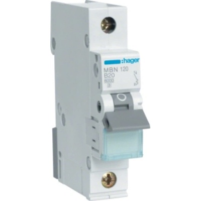 Hager MBN120 20A B
