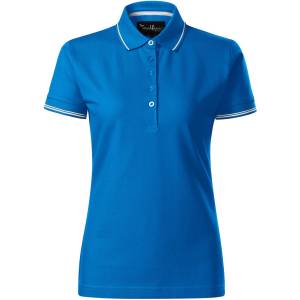 MALFINI Malfini premium perfection plain 253 / Дамска поло тениска - синя с шнорхел l (2537015)