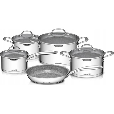 G21 Gourmet Sada hrnců Miracle ocel 9 ks