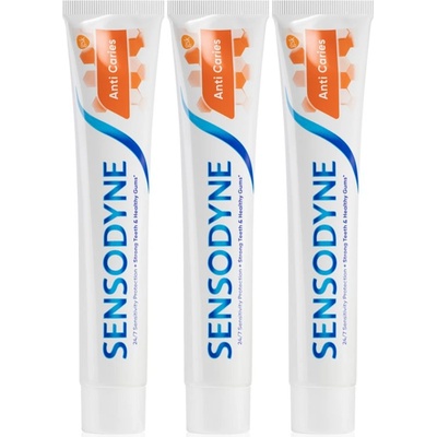 Sensodyne Anti Caries Anti Carries паста за зъби срещу кариес 3x75ml
