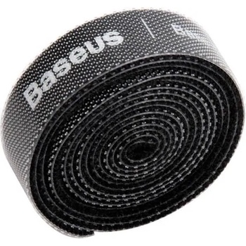 Image 1 of Baseus Лента за организиране на кабели Baseus Rainbow Circle Velcro Strap, 100Cm, велкро, черна (ACMGT-E01 / 47159)