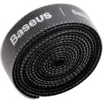 Baseus Лента за организиране на кабели Baseus Rainbow Circle Velcro Strap, 100Cm, велкро, черна (ACMGT-E01 / 47159)