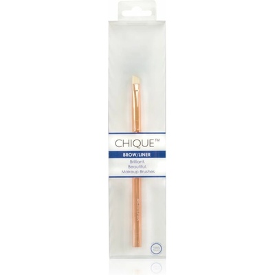 Royal and Langnickel Chique Rose Gold štetec na obočie a očné linky 1 ks