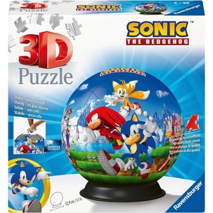 Ravensburger 3D Пъзел Ravensburger от 72 части - Топка Соник (11592)