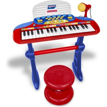 Bontempi Електронно пиано червено-синьо