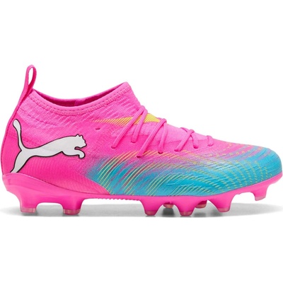 Puma FUTURE 9 MATCH FG/AG JR Ružová Oranžová Svetlomodrá Biela